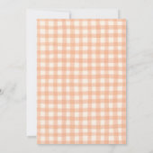 Kleine lieve schat herfst babyshower kaart (Achterkant)