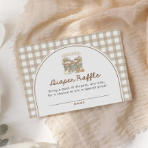 Kleine lieve schat herfst babyshower luier raffle