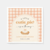 Kleine lieve schat herfst babyshower servet (Voorkant)