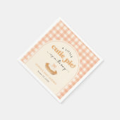 Kleine lieve schat herfst babyshower servet (Hoek)