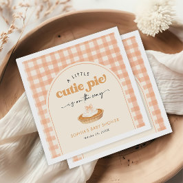 Kleine lieve schat herfst babyshower servet