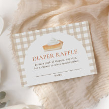 Kleine lieve taart herfst babyshower luier raffle