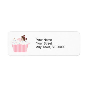 kleine lieve tand alle volle cupcake dromen etiket