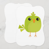 Kleine lieve vogeltjes kaart (Voorkant / Achterkant)