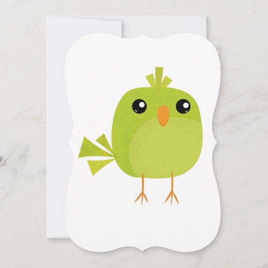 Kleine lieve vogeltjes kaart (Voorkant)