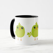 Kleine lieve vogeltjes mok (Voorkant links)