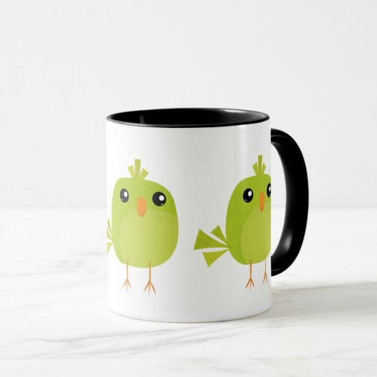 Kleine lieve vogeltjes mok (Voorkant rechts)