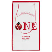 Kleine lieveheersbeestje een eerste verjaardag roo klein cadeauzakje (Voorkant)