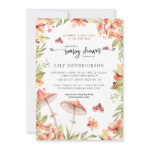 Kleine lieveheersbeestje | Spring Baby shower Invi