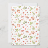 Kleine lieveheersbeestje | Spring Baby shower Invi Kaart (Achterkant)