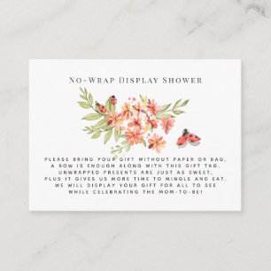 Kleine lieveheersbeestjes   Geen wrap display douc Informatiekaartje