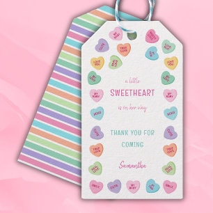 Kleine lieverd baby shower cadeaulabel