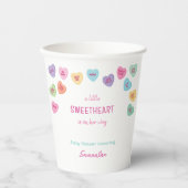 Kleine lieverd baby shower papieren bekers (Voorkant)