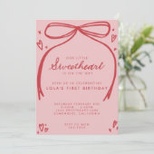 KLEINE LIEVERD EERSTE VERJAARDAG KAART (Staand voorkant)