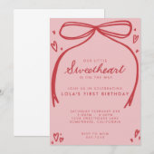 KLEINE LIEVERD EERSTE VERJAARDAG KAART (Voorkant / Achterkant)