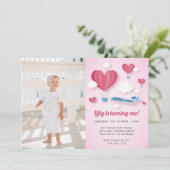 Kleine lieverd | Foto verjaardagsfeestje Kaart (Staand voorkant)