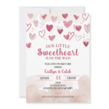 Kleine lieverd op de weg, Baby shower, Cupido