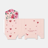 Kleine lieverd Valentijnsdag meisje baby shower Bedankdoosjes (Uitgevouwen)