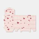 Kleine lieverd Valentijnsdag meisje baby shower Bedankdoosjes (Uitgevouwen)