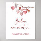 Kleine lieverd Valentijnse baby's zijn lief Poster (Voorkant)