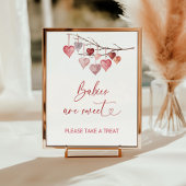 Kleine lieverd Valentijnse baby's zijn lief Poster