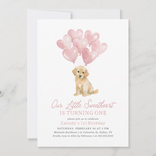 Kleine lieverd Valentijns's verjaardag Kaart (Voorkant)