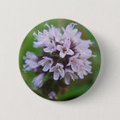Kleine lila Blüten Ronde Button 5,7 Cm (Voorkant)