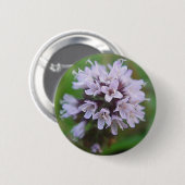 Kleine lila Blüten Ronde Button 5,7 Cm (Voorkant /achterkant)