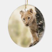 KLEINE LION CUB RANGE KERAMISCH ORNAMENT (Links)