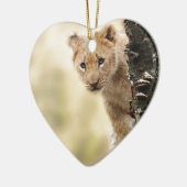 KLEINE LION CUB RANGE KERAMISCH ORNAMENT (Links)
