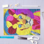 Kleine lionkrab zoals ontwerp tissuepapier (Craft)