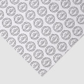 Kleine Logo Aangepast bedrijf Tissuepapier (Detail)