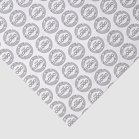 Kleine Logo Aangepast bedrijf Tissuepapier (Detail)