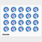 Kleine logo-stick ronde sticker (Vel)