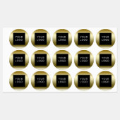 Kleine Logo voor bedrijven - Folix Gold Labels (Vel)