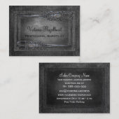 Kleine Londense dubbele schaar Visitekaartje (Voorkant / Achterkant)