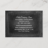 Kleine Londense dubbele schaar Visitekaartje (Achterkant)