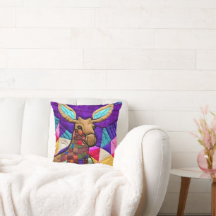 Kleine, losse kalf-quilt zoals design kussen