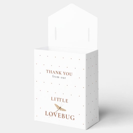 Kleine  Lovebug Favor Box Bedankdoosjes (Geopend)