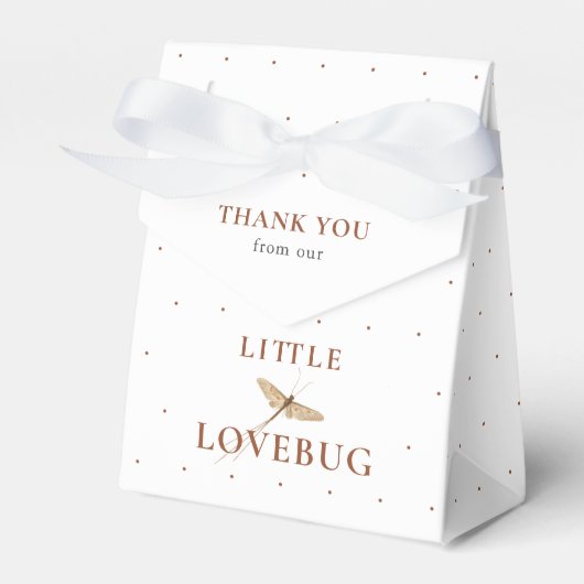Kleine  Lovebug Favor Box Bedankdoosjes (Voorkant Zijde)
