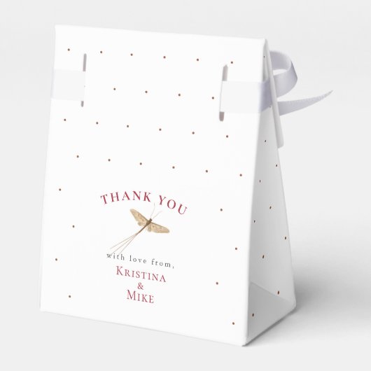 Kleine Lovebug Favor Box Bedankdoosjes (Achterkant)