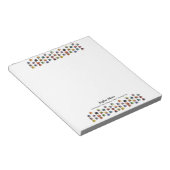 Kleine luchtballonvlekvormers met tulpige stekelst notitieblok (Schuin)