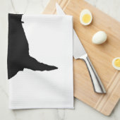 Kleine luisterende Scottie Theedoek (Quarter Fold)