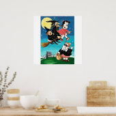 kleine lulu en heksen poster (Keuken)