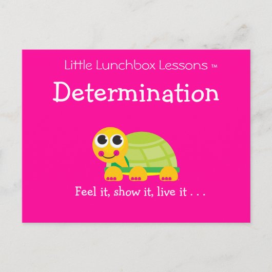 Kleine Lunchbox Lessen - Bepaling Briefkaart (Voorkant)
