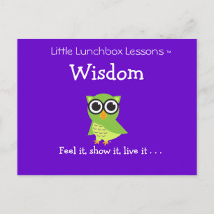 Kleine Lunchbox Lessen - Wisdom Briefkaart