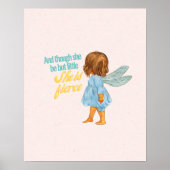 Kleine, maar bruine bruine roofvrij poster (Voorkant)