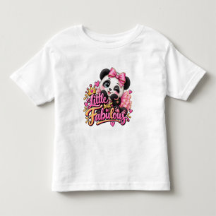 Kleine maar Fabulous Panda (Meisje) Kinder Shirts