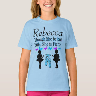 KLEINE MAAR FELLE BALLETDANSER GEPERSONALISEERD SH T-SHIRT