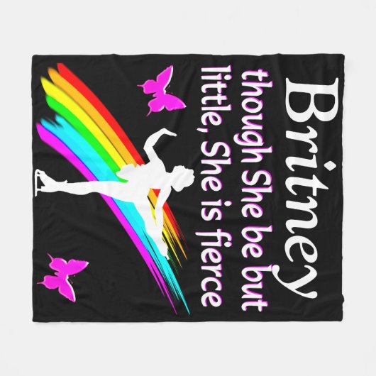 KLEINE MAAR FELLE CUSTOM ICE SKATER FLEECE DEKEN (Voorkant (Horizontaal))